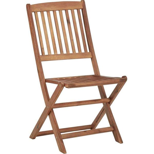 Vidaxl Sedie Da Giardino Pieghevoli 2 Pz. Legno Massiccio Di Acacia-image