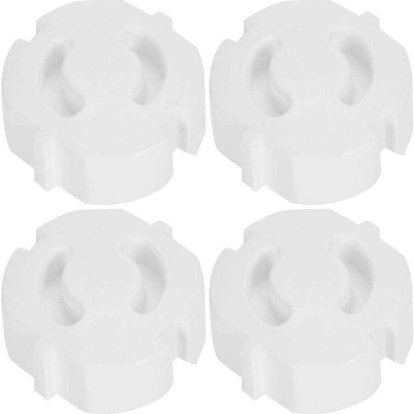 Altre Marche Protettore Di Prese 4 Pezzi Bianco-image