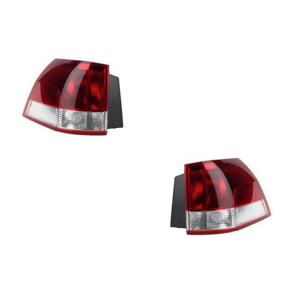 Johns, Adatto Per Opel Vectra, Fanale Posteriore Combinato C 10/03- Esterno Set Di Fanali Destro E Sinistro-image