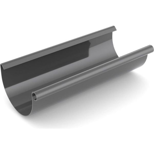 Bryza Gutter, Grondaia In Plastica Ø 75 Mm, Lunghezza 2 M, Antracite Ral 7021-image