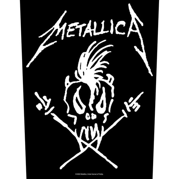 Metallica - Toppa "Scary Guy"" RO3184 (Taglia Unica) (Nero/Bianco)"-image