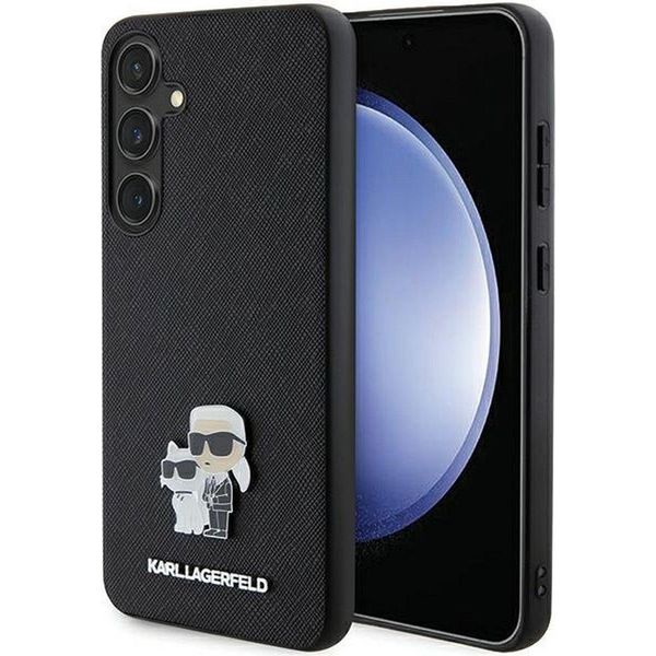 Karl Lagerfeld Klhcs24Mpsakcmpk S24+ S926 Hardcase Czarny/Black Saffiano Karl & Choupette Metal Pin-image