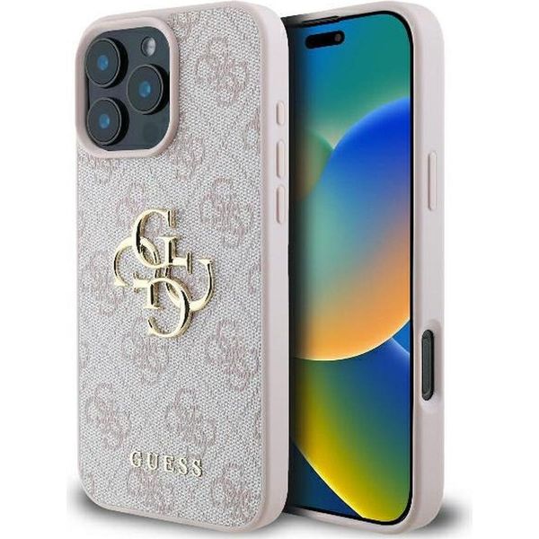Guess Guhcp16X4Gmgpi Iphone 16 Pro Max 6.9 RóżOwy/Rosa Custodia Rigida 4G Big Logo-image