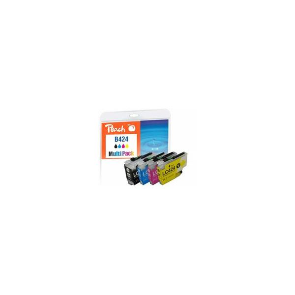 Peach PI500-389 Peach Patrone Brother LC-424 Multipack Kompatibel-image