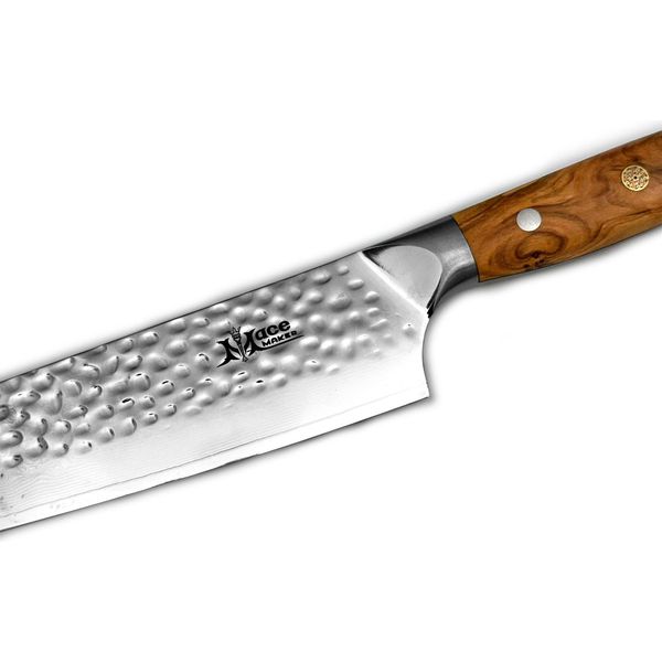 Macemaker Oliviero Santoku Coltello Da Cucina In Damasco Sanmai-image