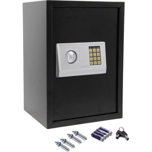 Cassaforte Con Serratura A Combinazione Elettronica E Chiave Di Emergenza - 43 L, 50 X 35 X 30 Cm-image