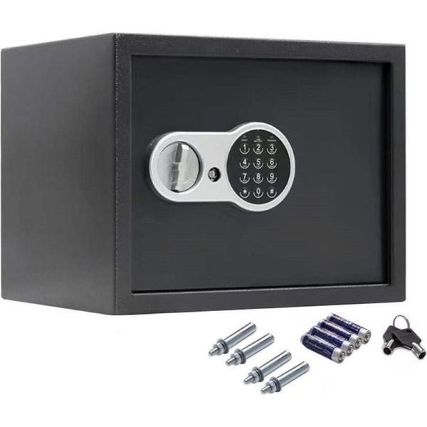 Cassaforte Con Serratura A Combinazione Elettronica E Chiave Di Emergenza - 16 L, 35 X 25 X 25 Cm-image