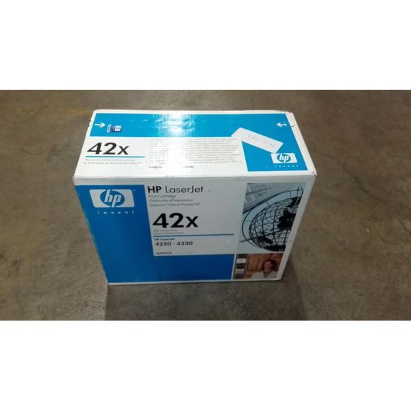 Hp 42X High Yield Black Original Laserjet Toner Cartridge - 20000 Pagine - Nero - 1 Pz-image