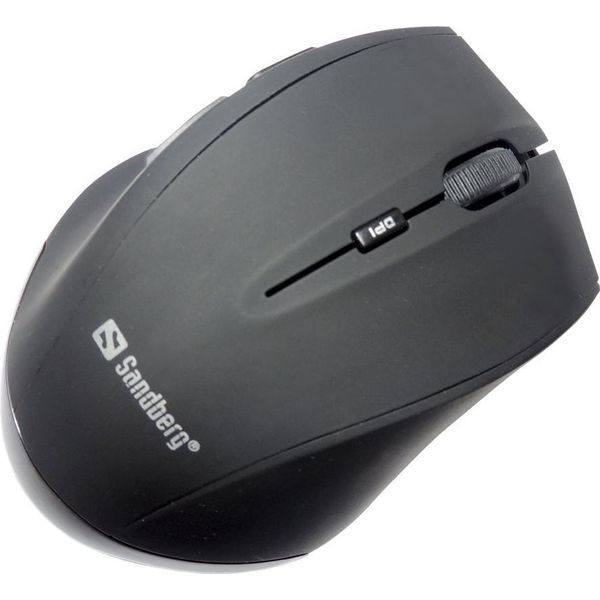 Sandberg Pro - Mouse - 5 Pulsanti - Senza Fili - 2,4 Ghz - Ricevitore Wireless (Usb)-image