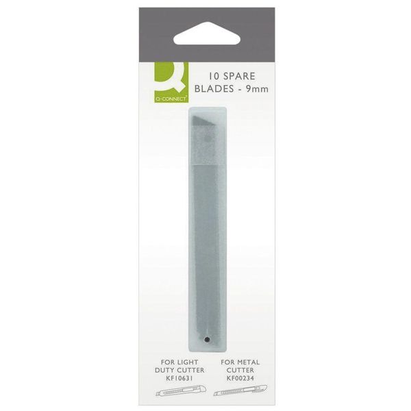 Q-Connect® KF14757 Taglierina 9 Mm - Lame Di Ricambio, 10 Pezzi-image