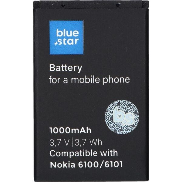 Blue Star Batteria Di Ricambio Li-Ion 1000Mah Per Nokia BL4C 6101/6100/6300-image