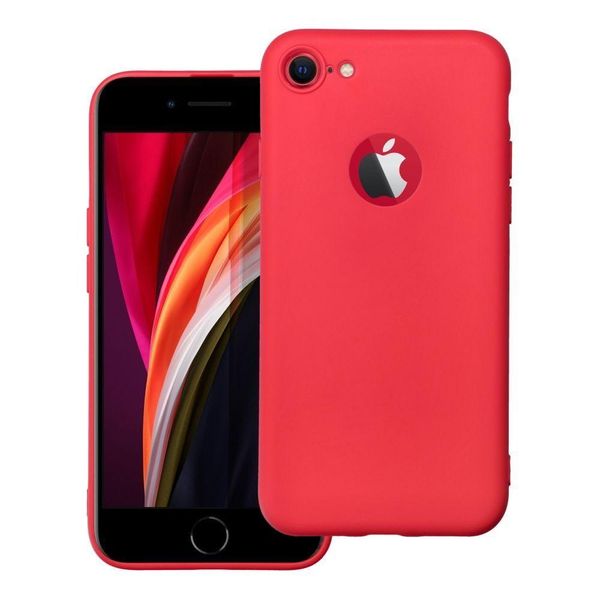 Forcell Apple Iphone 7 / 8 / Se 2020 Soft Touch SilikonhüLle, Custodia Morbida - Rot-image