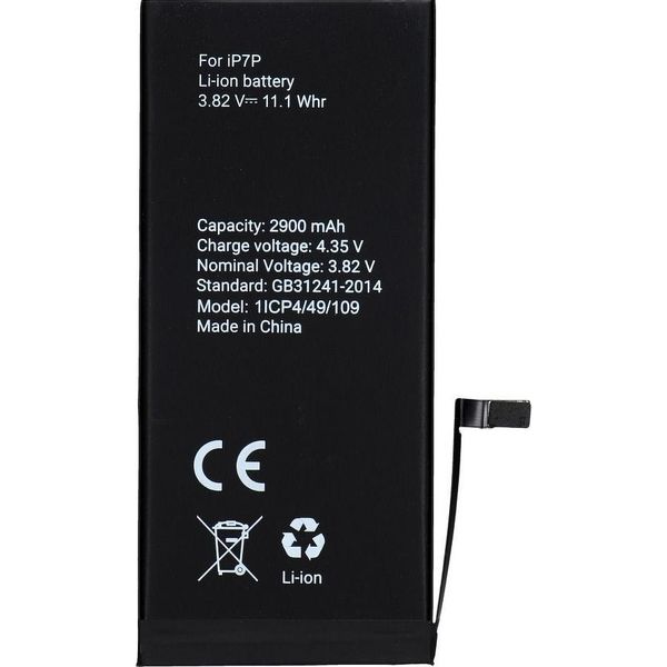 Batteria Sostitutiva Apple Iphone 7 Plus 2900Mah - Nero-image