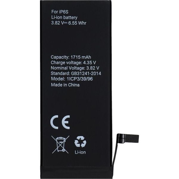 Batteria Sostitutiva Apple Iphone 6S 1715 Mah - Nero-image