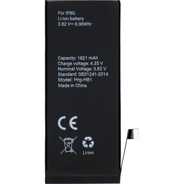 Batteria Sostitutiva Apple Iphone 8 1821 Mah - Nero-image