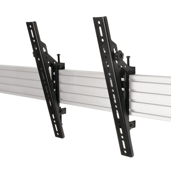 Bracci Di Interfaccia Per Schermo Piatto B-Tech Con Inclinazione (Coppia), Nero Vesa 400, BT8390-VESA400T_B (Con Inclinazione (Coppia), Nero Vesa 400 System X)-image