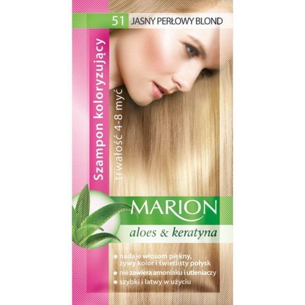 Marion Shampoo Colorante Con Aloe E Cheratina 51 Biondo Chiaro Perlato-image