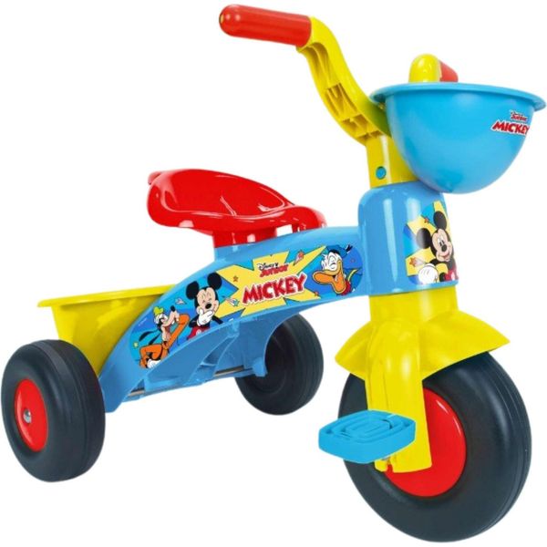 Volare Disney Mickey Triciclo Per Bambini In Rosso - Ideale Per Bambini Da 1 A 3 Anni-image