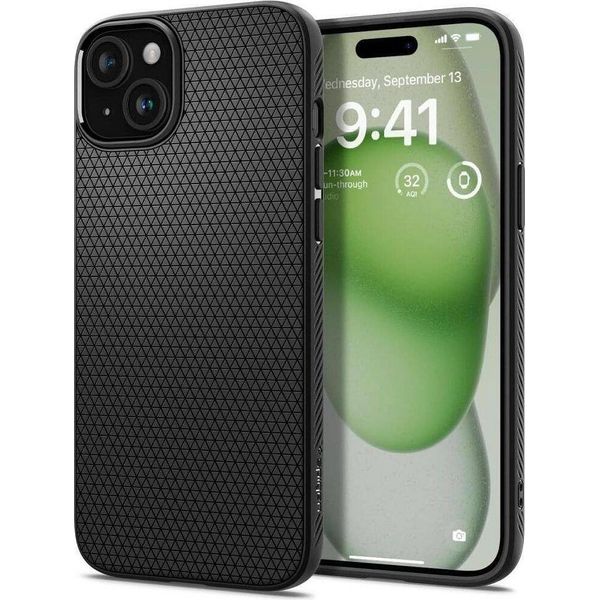Spigen Spigen Liquid Air Custodia Per Cellulare Da 17 Cm (6,7") Cover Nera"-image