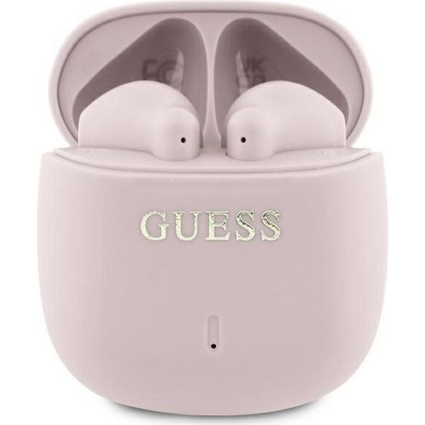 Guess Cuffie Bluetooth Gutwsj14Esgp Tws + Docking Station Rosa/Rosa Logo Classico Stampato-image