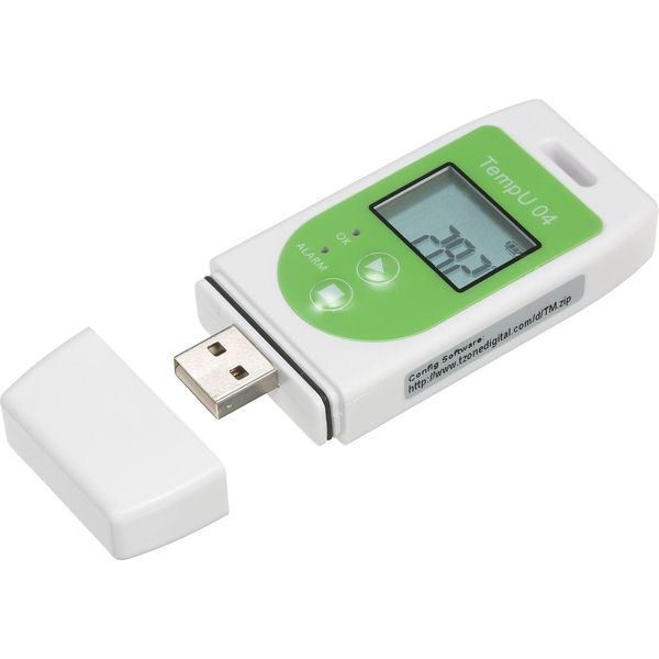Registratore Di Dati, Registratore Di Dati Di Temperatura Usb Multiuso, Registratore Di Temperatura Riutilizzabile Con 32.000 Registrazioni Di Dati-image