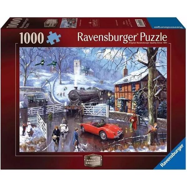 Ravensburger - Puzzle Attraversamento Ferroviario - 1000 Dielov-image