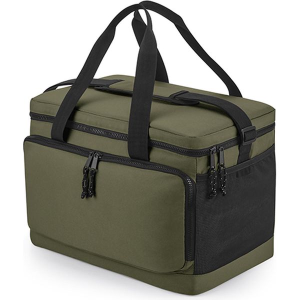 Bagbase BG290 | Borsa Frigo A Tracolla Grande Riciclata 40X26X28 Cm - Colore: Verde Militare - Dimensioni: 40 X 26 X 28 Cm-image