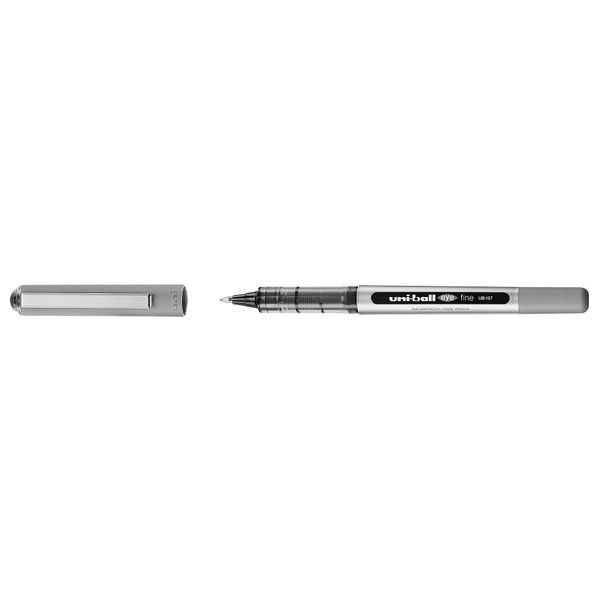 Uni-Ball® 148199 Roller A 12 Inchiostri Fine - 0,4 Mm, Nero (Indelebile)-image
