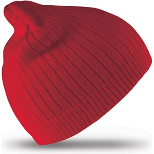 Result Winter Essentials RC074X | Cappello Invernale In Cotone A Doppia Maglia - Colore: Rosso - Taglia: Unica-image
