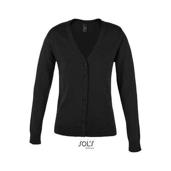 Sols 90012 | Golden Donna Cardigan Con Scollo A V - Colore: Nero - Taglia: Xl-image