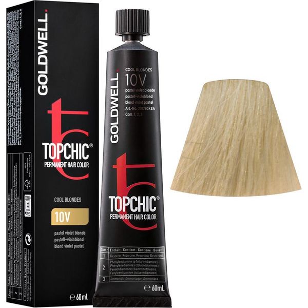 Goldwell Topchic Tube 10V Pastel-Violet Blonde 60Ml - Colore Permanente In Tubo-image