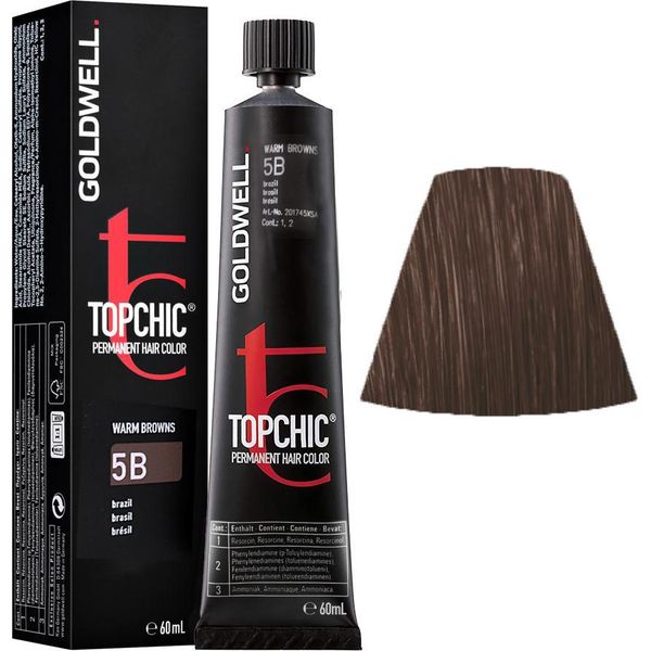 Goldwell Topchic Tube 5B Brazil 60Ml - Colore Permanente In Tubo-image