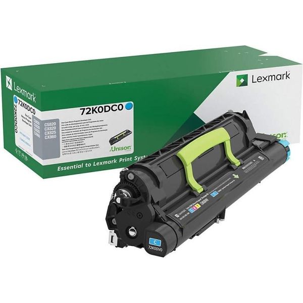 Lexmark 72K0DC0 Stampante Di Sviluppo CS820 300000 Pagine Ciano-image