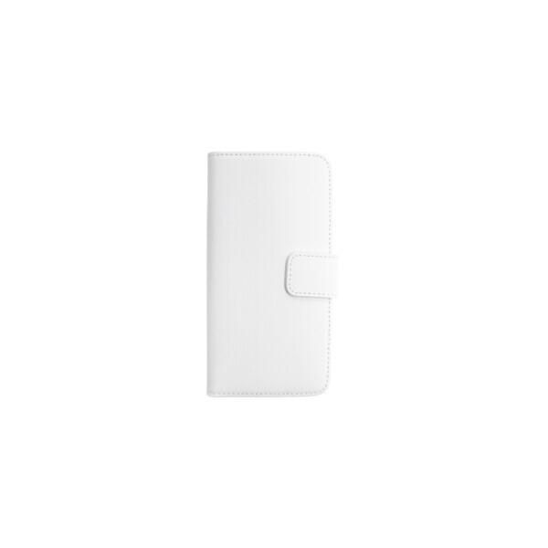 Custodia A Libro Per Telefono Cellulare Per Htc M9 In Pelle Bianca 4250710561452-image
