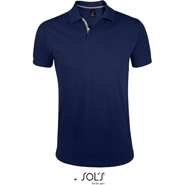 Sols 00574 | Polo Da Uomo Portland - Colore: French Navy/Grey (Solid) - Taglia: M-image
