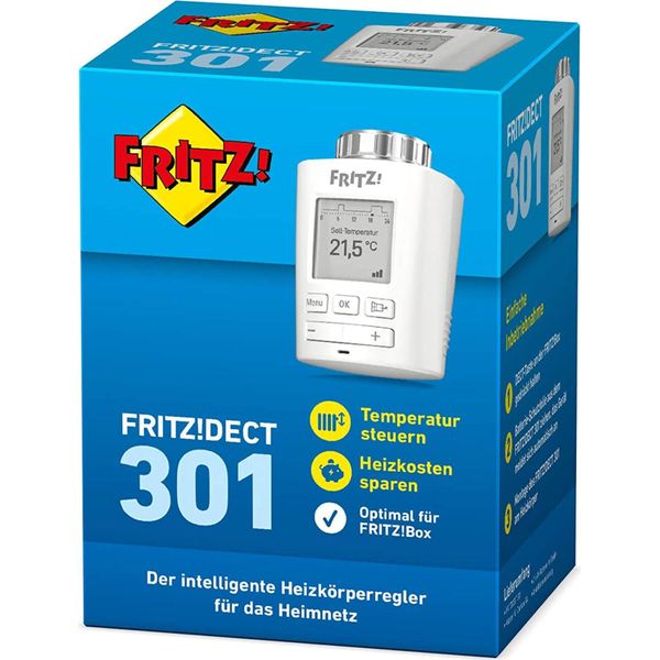 Avm Fritz!Dect 301 - Der Intelligente HeizköRperregler FüR Das Heimnetz (20002822)-image