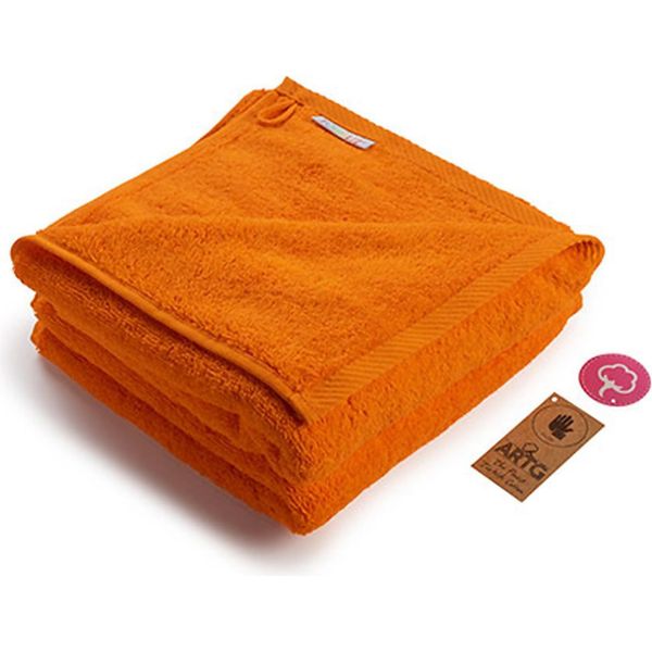 A&R 003.50 | Asciugamano Moda / 50 X 100 Cm - Colore: Arancione - Dimensioni: 50 X 100 Cm-image