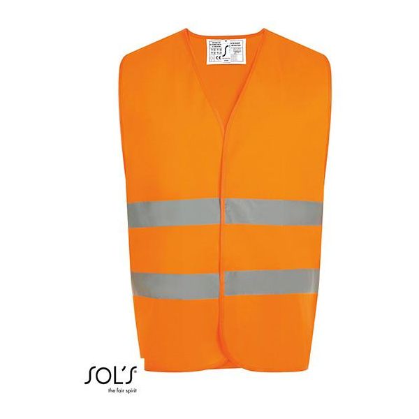 Sols Prowear 01691 | Gilet Di Sicurezza Secure Pro Unisey Da Uomo - Colore: Arancione - Taglia: XXL/3XL (3)-image