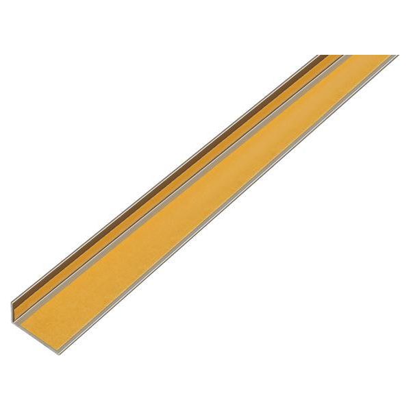 Alberts 488758 Profilo Angolare, Autoadesivo, Alluminio, Design Acciaio Inox, Scuro, 1000 X 20 X 10 Mm-image