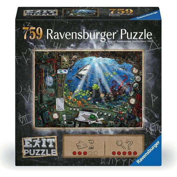 Ravensburger 19953 Ravensburger Exit Puzzle Im U-Boot Puzzle 759 Teile-image