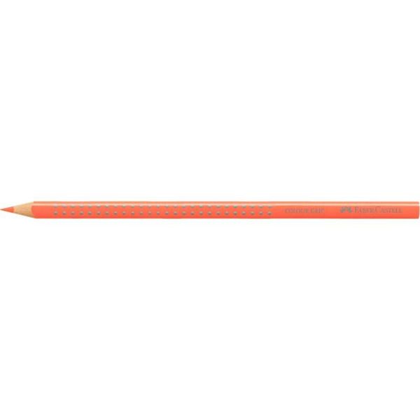 Faber-Castell 112403 FABER-CASTELL Matita Colorata Triangolare Colour Grip, Arancione Neon-image