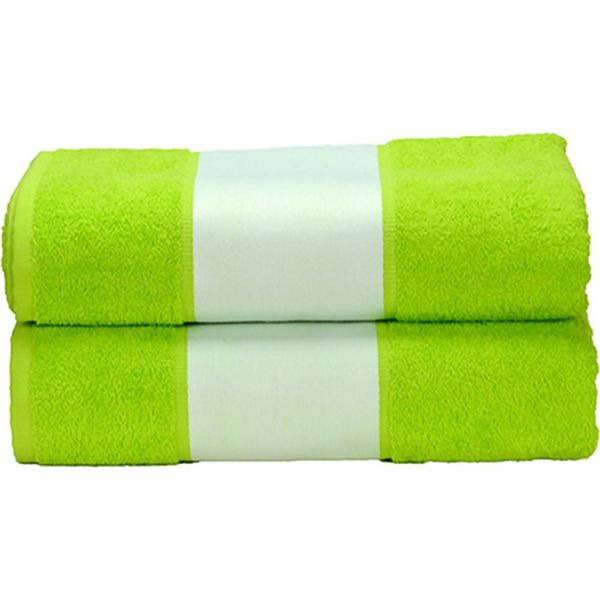 A&R AR081 | Badetuch Subli-Me® Asciugamano Da Bagno, 70 X 140 Cm - Farbe: Verde Lime - Misura: 70 X 140 Cm-image