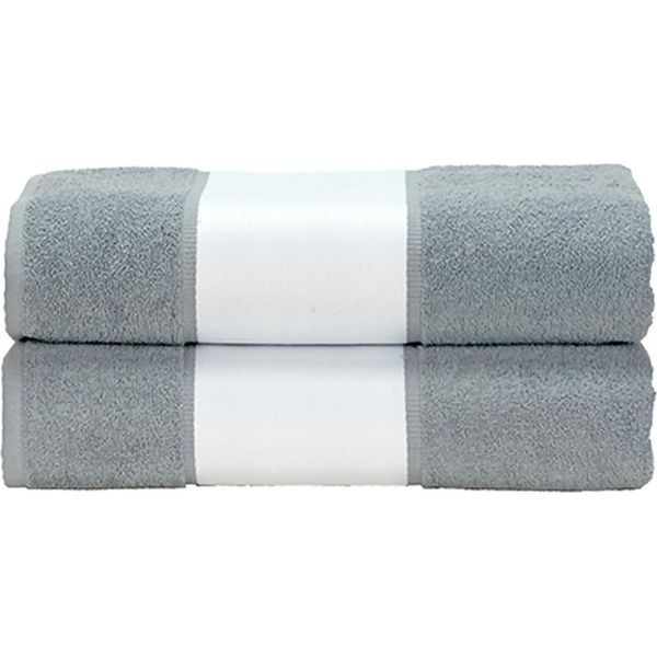 A&R AR081 | Badetuch Subli-Me® Asciugamano Da Bagno, 70 X 140 Cm - Farbe: Grigio Antracite - Lunghezza: 70 X 140 Cm-image