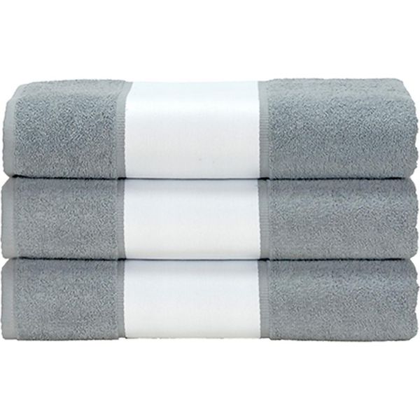 A&R AR080 | Asciugamano Subli-Me®, 50 X 100 Cm - Colore: Grigio Antracite - Dimensioni: 50 X 100 Cm-image