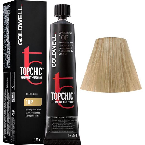 Goldwell Topchic Tube C10P Pastel Pearl Blonde 60Ml - Colore Permanente In Tubo-image