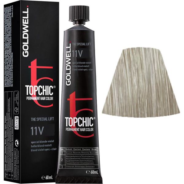 Goldwell Topchic Tube 11V Light Blonde-Violet 60Ml - Colore Permanente In Tubo-image