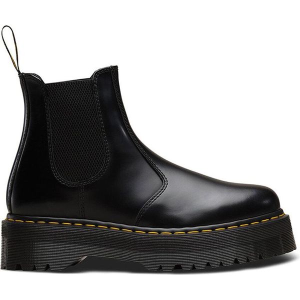 Dr. Martens 2976 Polished Smooth Platform Chelsea Boots - Schwarz, 3-image
