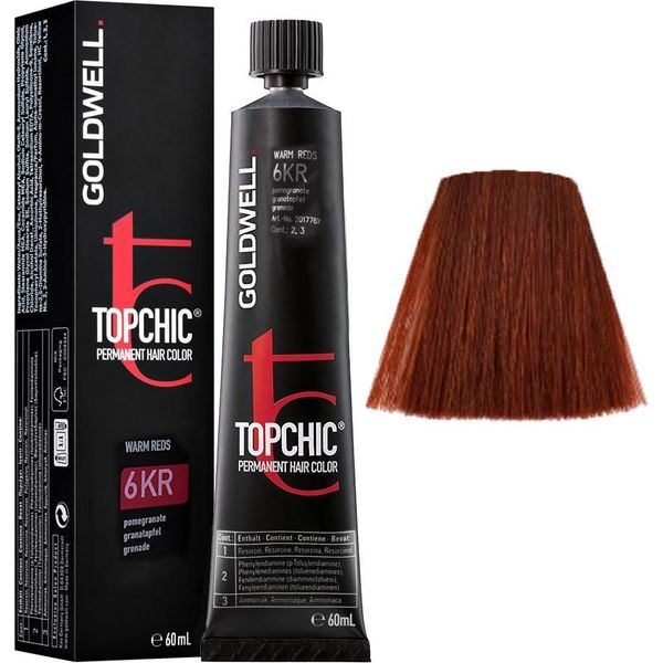 Goldwell Topchic Tube 6KR Pomegranate 60Ml - Colore Permanente In Tubo-image