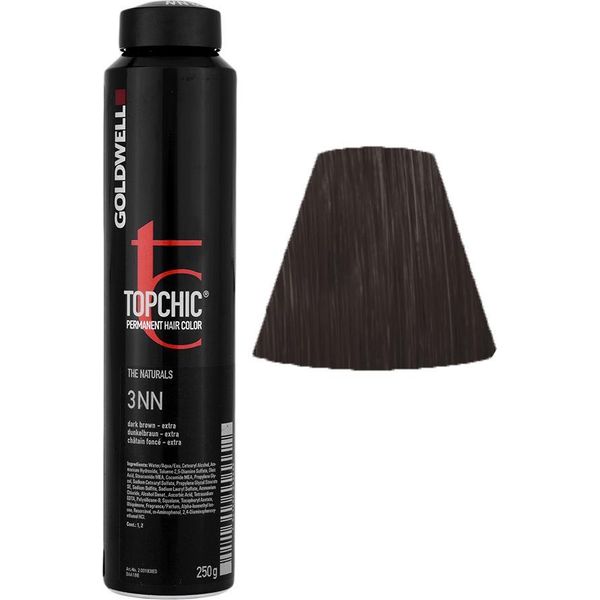 Goldwell Topchic Can 3NN Dark Brown Extra 250Gr - Colore Permanente In Bombola-image