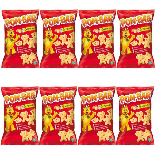 Funny Fresh Pom Bears Original Patatine Salate Da 75 G In Confezione Da 8 Pezzi-image